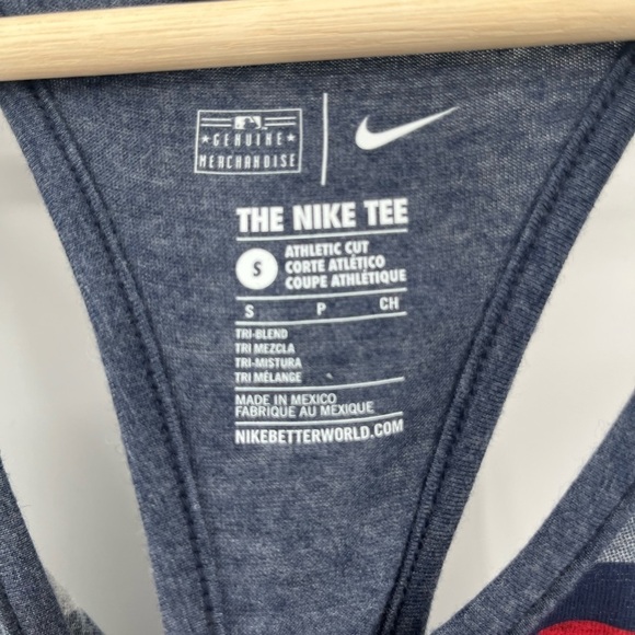 Nike MLB Racerback Blue Red Sleeveless - Picture 8 of 11